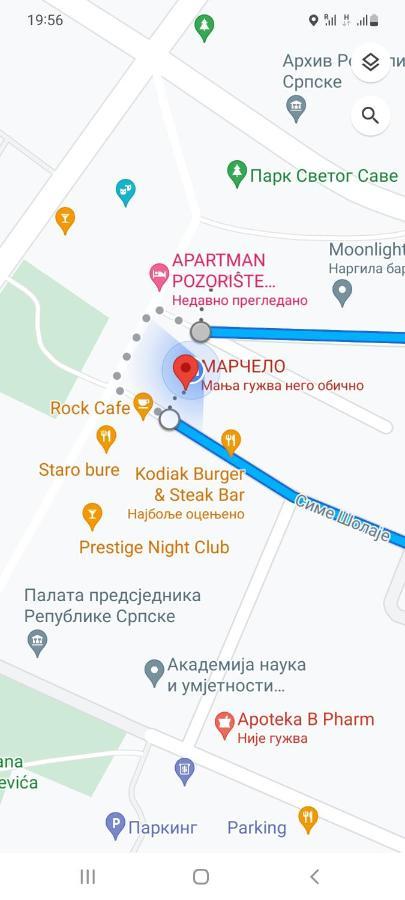 Apartman Pozoriste Penthaus 바냐루카 외부 사진